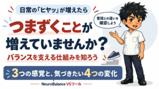 つまずくことが増えていませんか？バランスを支える仕組みを知ろう。3つの感覚と、気づきたい4つの変化